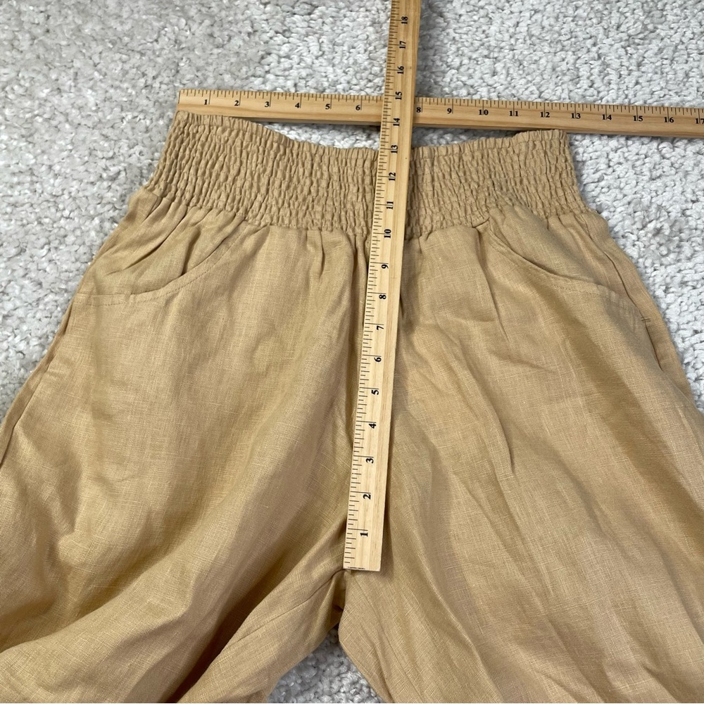 NWT Nomad the Label French Linen Pants Parachute Balloon Wide US 12 XL - Picture 11 of 16